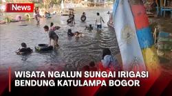 Menikmati Wahana Ngalun Susuri Sungai Irigasi Bendung Katulampa Bogor