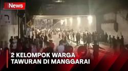 2 Kelompok Warga Terlibat Tawuran di Manggarai, Petugas Lepaskan Tembakan ke Udara