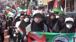 Aksi Solidaritas untuk Palestina, Ribuan Umat Islam Purwakarta Long March
