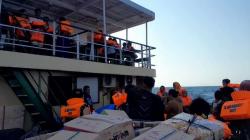 Kapal Terbakar saat Pelayaran dari Alor Menuju Maluku Barat Daya