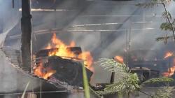 Pabrik Pengolahan Kayu Terbakar Hebat di Lumajang, 3 Mobil Damkar Dikerahkan