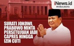 Infografis Surati Jokowi, Prabowo Minta Persetujuan Jadi Capres hingga Izin Cuti