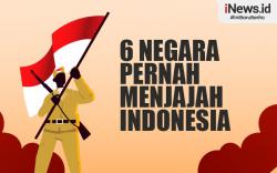 Infografis 6 Negara Pernah Menjajah Indonesia