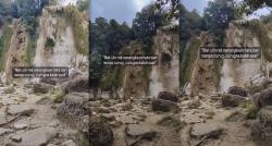 Niat Mau Liburan ke Curug di Sukabumi, Wisatawan Kaget Ternyata Airnya Kering 