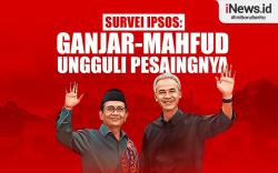 Infografis Ganjar-Mahfud Ungguli Pesaingnya dalam Survei Ipsos