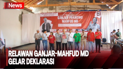 Dukung Ganjar-Mahfud MD pada Pilpres 2024, Ratusan Orang di Blora Gelar Deklarasi 