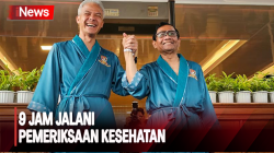 Ganjar-Mahfud MD Selesai Jalani Pemeriksaan Kesehatan di RSPAD, Habiskan Waktu 9 Jam 