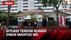 Kondisi Terkini Rumah Dinas Mahfud Jelang Tes Kesehatan Bareng Ganjar Pranowo