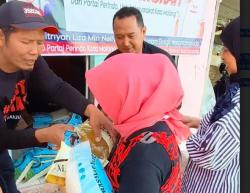 Pasar Sembako Murah Partai Perindo Kota Malang Ludes Diserbu Warga 