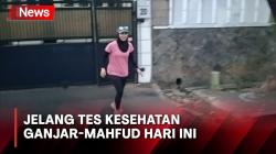 Jelang Tes Kesehatan Ganjar-Mahfud, Siti Atikoh Olahraga Pagi