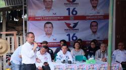 Resmikan Posko di Nias Barat, Bacaleg DPR Partai Perindo: Ayo Majukan Daerah Kita