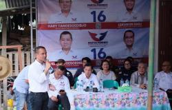 Bacaleg DPR Leader Daeli Sosialisasi KTA Partai Perindo Berasuransi dan Resmikan Posko di Nias Barat