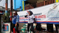 Kartini Perindo Gelar Senam dan Pengobatan Gratis di Koja Jakut