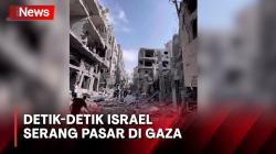 Update! Israel Serang Pasar di Gaza, 10 Orang Tewas