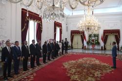 Presiden Jokowi Terima Surat Kepercayaan dari 12 Duta Besar LBBP Negara Sahabat