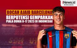 Infografis Wonderkid Barcelona Marc Guiu Berpotensi Gemparkan Piala Dunia U-17 2023 di Indonesia