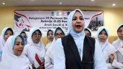 Dokter Faida Lepas 39 Perawat dan Bidan untuk Bekerja di RS Pemerintah Arab Saudi-Kuwait