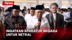 Anak Presiden Ikut Pilpres, Wapres Ma’ruf Ingatkan Aparatur Negara untuk Netral