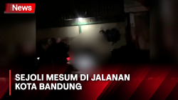 Sejoli Nekat Berhubungan Badan akibat Terbakar Nafsu di Pinggiran Jalan Kota Bandung<
