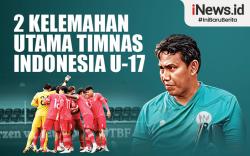 Infografis 2 Kelemahan Utama Timnas Indonesia U-17