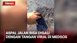 Hebohkan Warga, Aspal Jalan Bisa Digali dengan Tangan di Kolaka Utara