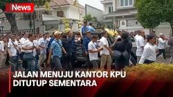 Jalan Arah ke Gedung KPU Ditutup, Imbas Iringan Pawai Prabowo Gibran