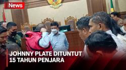 Breaking News, PN Jakpus Tuntut Eks Menkominfo Johnny Plate 15 Tahun Penjara