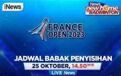 7 Wakil Terbaik Indonesia Siap Rebut Tempat di 16 Besar French Open 2023, Hari ini, Live di iNews