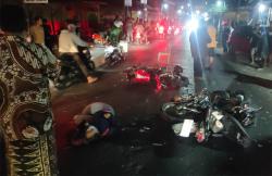 Kecelakaan di Bantul, Ugal-ugalan di Jalan 2 Pemotor Luka Berat<