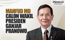 Infografis Mahfud MD, Calon Wakil Presiden Ganjar Pranowo 