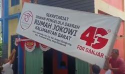 Bubarkan Diri, Relawan Rumah Jokowi Pontianak Ganti Nama Jadi For Ganjar