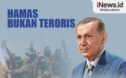 Infografis Presiden Erdogan Tegaskan Hamas Bukan Teroris
