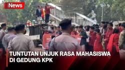 Kelompok Mahasiswa Gelar Unjuk Rasa di Gedung KPK, Ini Tuntutannya