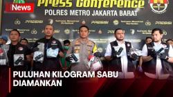 Puluhan Kilogram Sabu Milik Tersangka Narkoba Jaringan Internasional Diamankan