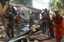 Pembongkaran Bangunan Liar di Petamburan
