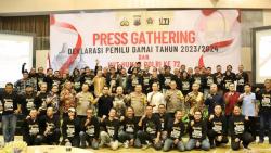 Deklarasi Pemilu Damai, Kapolda Jateng Ajak Insan Pers Ciptakan Suasana Tetap Kondusif