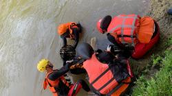 Jasad Bocah Hilang Terseret  Arus Sungai Percut Ditemukan 1 Km dari Lokasi Kejadian