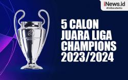 Infografis 5 Calon Juara Liga Champions 2023/2024