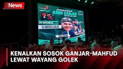 Relawan di Tasikmalaya Kenalkan Sosok Ganjar-Mahfud Lewat Wayang Golek<