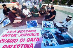 23 Jurnalis Tewas dalam Konflik Gaza, Wartawan Aceh Gelar Doa Bersama