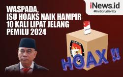 Infografis Isu Hoaks Naik Hampir 10 Kali Lipat Jelang Pemilu 2024