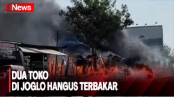 Dua Toko di Joglo Hangus Terbakar, Diduga Akibat Putung Rokok