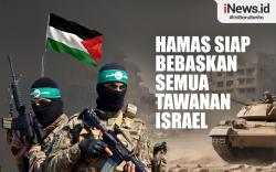 Infografis Hamas Siap Bebaskan Semua Tawanan Israel