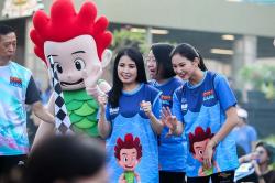 Hadir di Ajang Kiko Run, Audrey Vanessa: Kegiatan Positif bagi Keluarga
