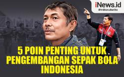 Infografis 5 Poin Penting Pengembangan Sepak Bola indonesia