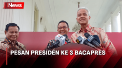 Ini Pesan Presiden Jokowi ke 3 Bacapres saat Makan Siang Bersama