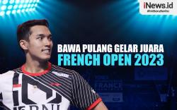 Infografis Jonatan Christie Raih Gelar Juara French Open 2023