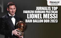 Infografis Jurnalis Top Fabrizio Romano Pastikan Lionel Messi Raih Ballon dOr 2023