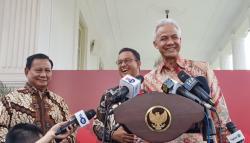 Ganjar Ungkap Pesan Jokowi Usai Makan Bersama di Istana<