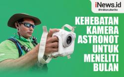Infografis Kehebatan Kamera Astronot untuk Meneliti Bulan